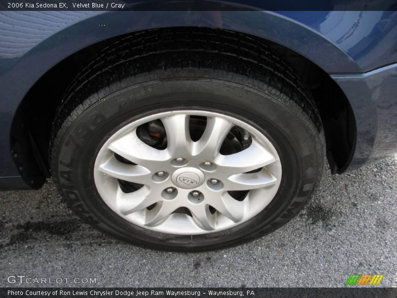 Velvet Blue / Gray 2006 Kia Sedona EX