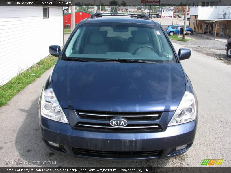 Velvet Blue / Gray 2006 Kia Sedona EX