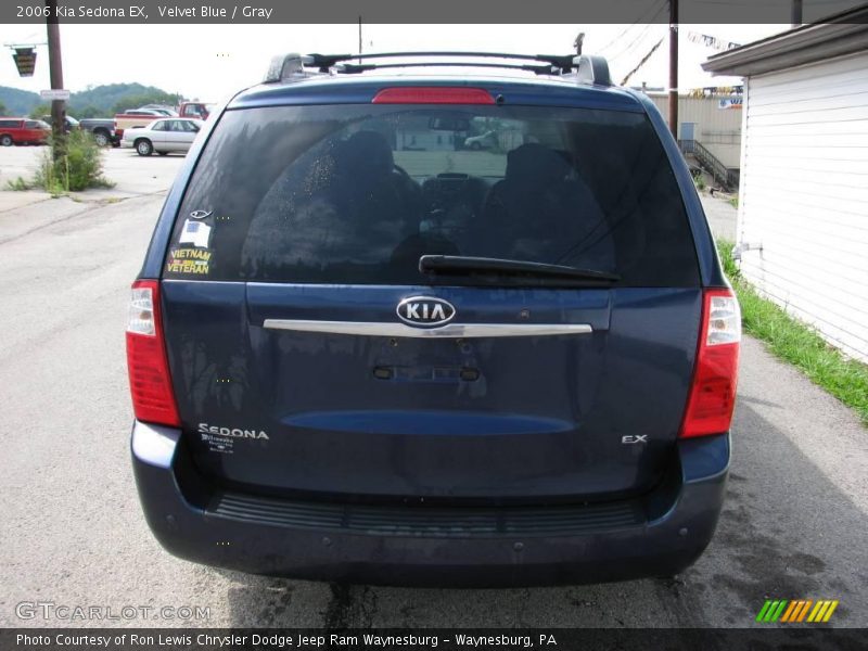 Velvet Blue / Gray 2006 Kia Sedona EX