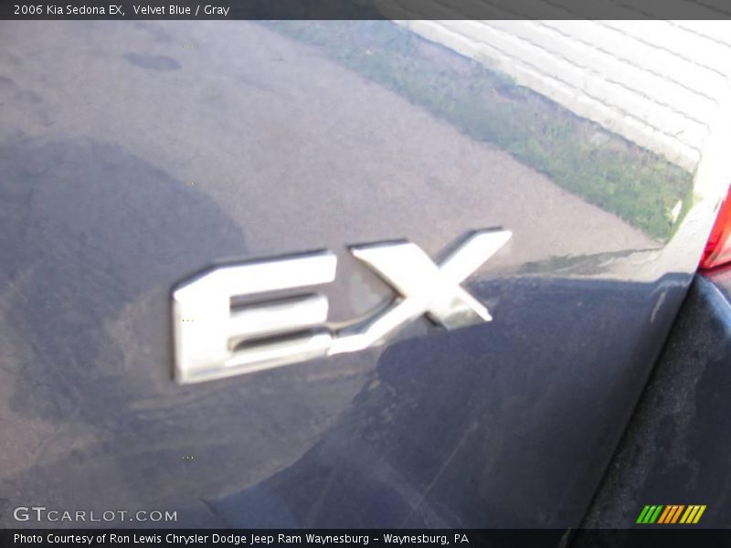 Velvet Blue / Gray 2006 Kia Sedona EX