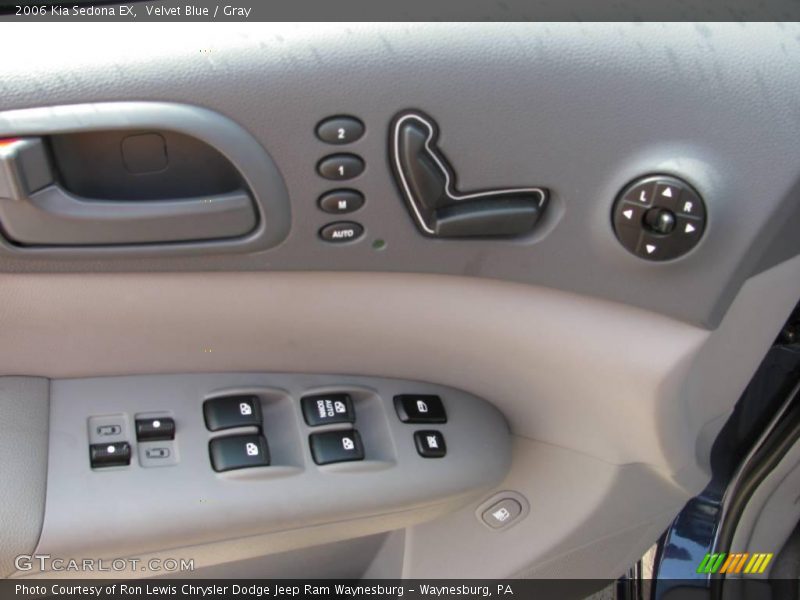 Velvet Blue / Gray 2006 Kia Sedona EX
