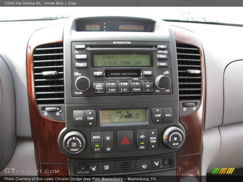 Velvet Blue / Gray 2006 Kia Sedona EX