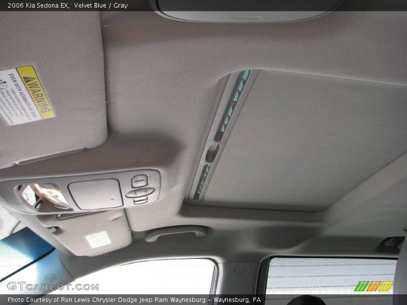 Velvet Blue / Gray 2006 Kia Sedona EX