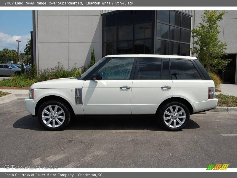 Chawton White / Ivory/Black 2007 Land Rover Range Rover Supercharged