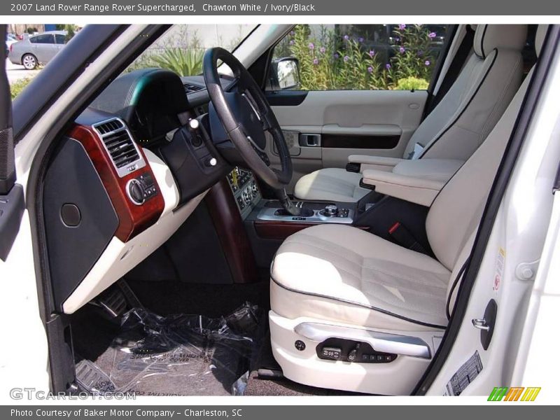 Chawton White / Ivory/Black 2007 Land Rover Range Rover Supercharged