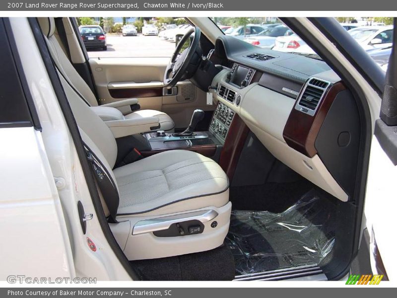 Chawton White / Ivory/Black 2007 Land Rover Range Rover Supercharged