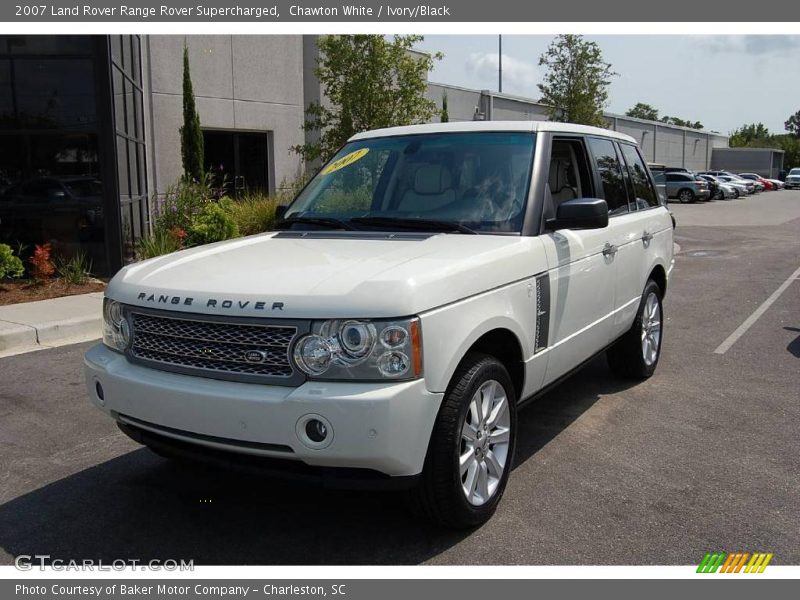 Chawton White / Ivory/Black 2007 Land Rover Range Rover Supercharged