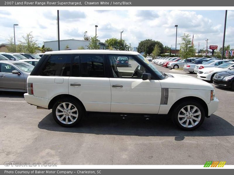 Chawton White / Ivory/Black 2007 Land Rover Range Rover Supercharged