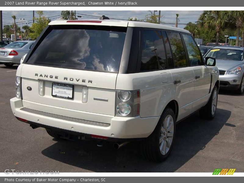 Chawton White / Ivory/Black 2007 Land Rover Range Rover Supercharged