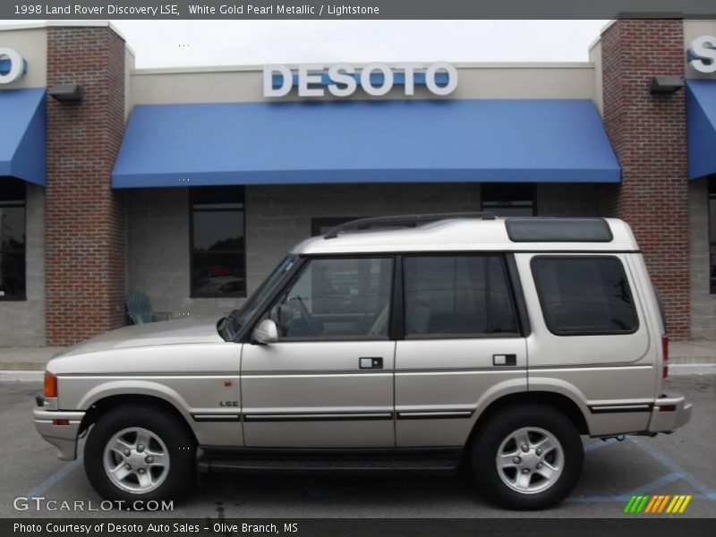 White Gold Pearl Metallic / Lightstone 1998 Land Rover Discovery LSE