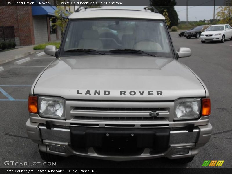 White Gold Pearl Metallic / Lightstone 1998 Land Rover Discovery LSE