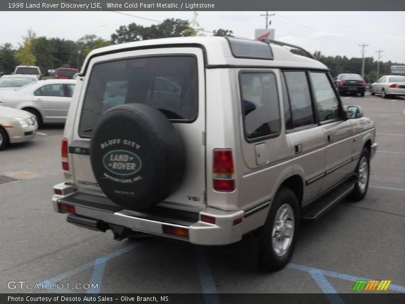 White Gold Pearl Metallic / Lightstone 1998 Land Rover Discovery LSE