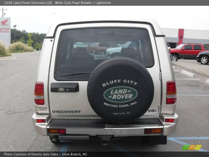 White Gold Pearl Metallic / Lightstone 1998 Land Rover Discovery LSE