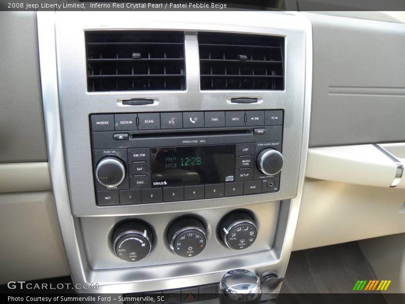 Inferno Red Crystal Pearl / Pastel Pebble Beige 2008 Jeep Liberty Limited