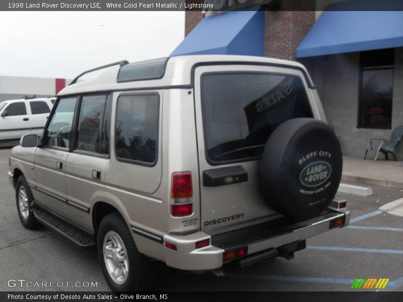 White Gold Pearl Metallic / Lightstone 1998 Land Rover Discovery LSE