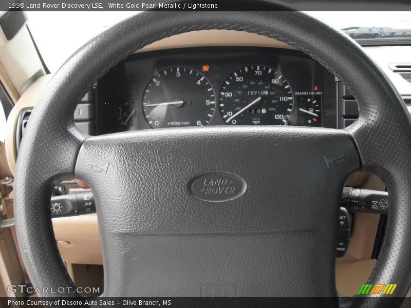 White Gold Pearl Metallic / Lightstone 1998 Land Rover Discovery LSE