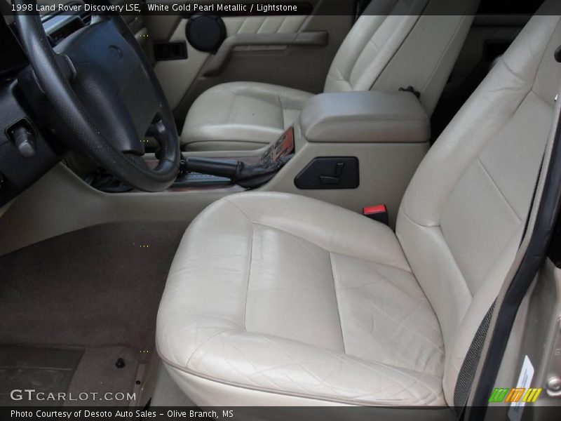 White Gold Pearl Metallic / Lightstone 1998 Land Rover Discovery LSE