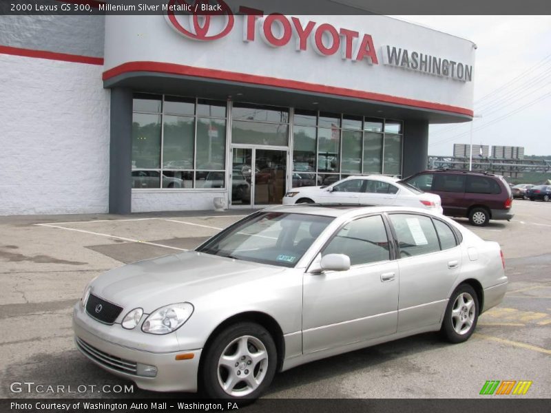 Millenium Silver Metallic / Black 2000 Lexus GS 300