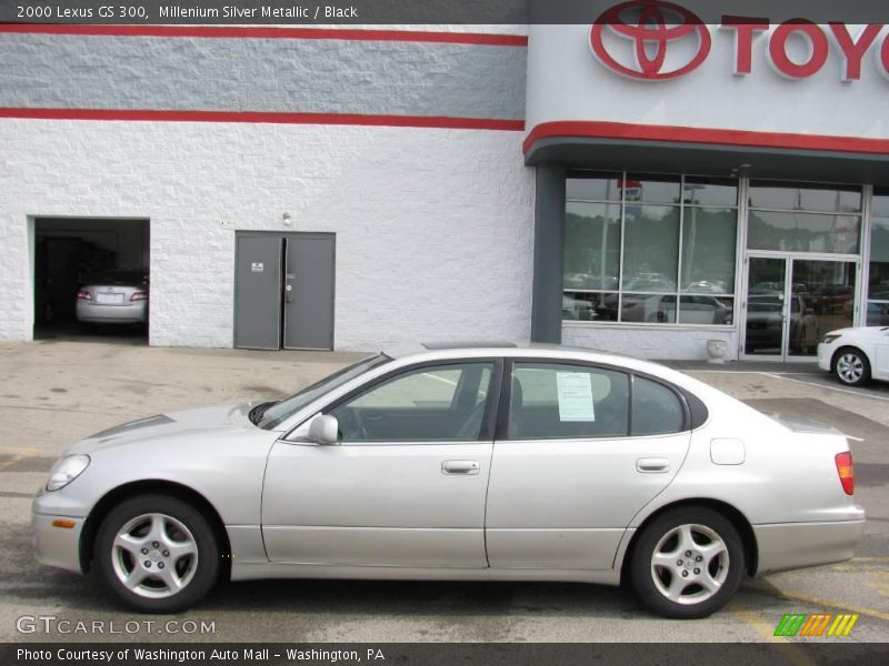 Millenium Silver Metallic / Black 2000 Lexus GS 300