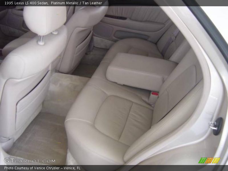 Platinum Metallic / Tan Leather 1995 Lexus LS 400 Sedan