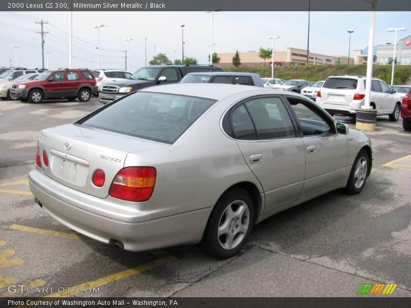 Millenium Silver Metallic / Black 2000 Lexus GS 300