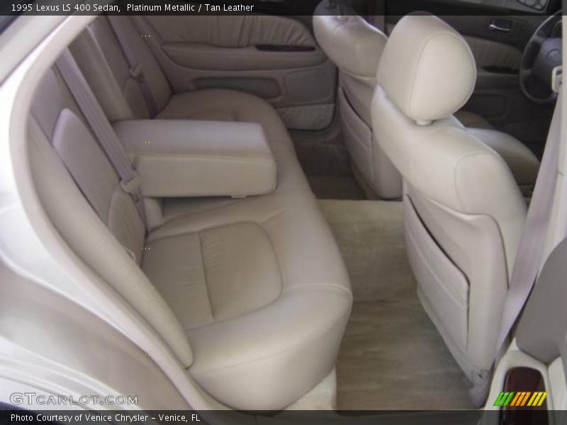 Platinum Metallic / Tan Leather 1995 Lexus LS 400 Sedan