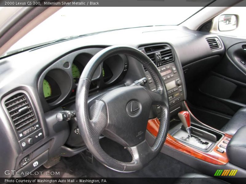Millenium Silver Metallic / Black 2000 Lexus GS 300