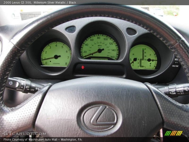 Millenium Silver Metallic / Black 2000 Lexus GS 300