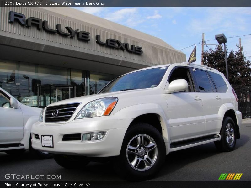 Blizzard White Pearl / Dark Gray 2005 Lexus GX 470