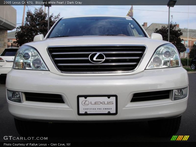 Blizzard White Pearl / Dark Gray 2005 Lexus GX 470