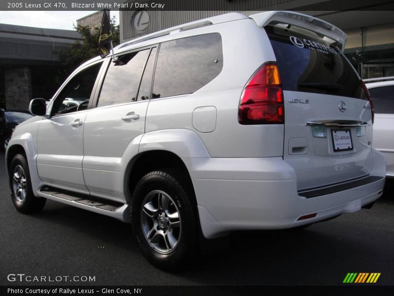 Blizzard White Pearl / Dark Gray 2005 Lexus GX 470