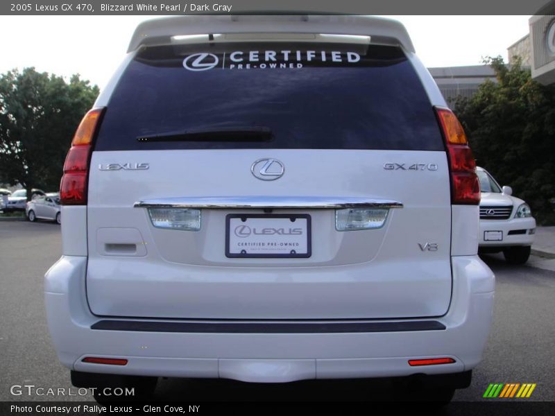 Blizzard White Pearl / Dark Gray 2005 Lexus GX 470