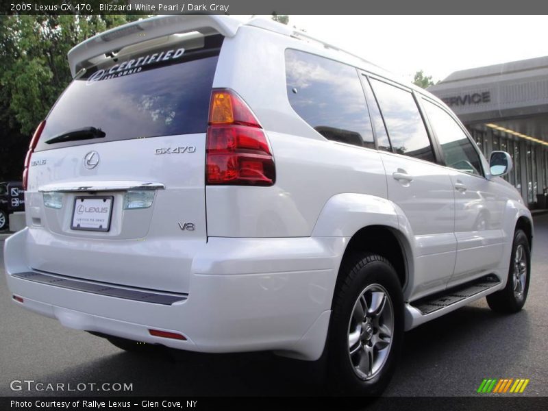 Blizzard White Pearl / Dark Gray 2005 Lexus GX 470