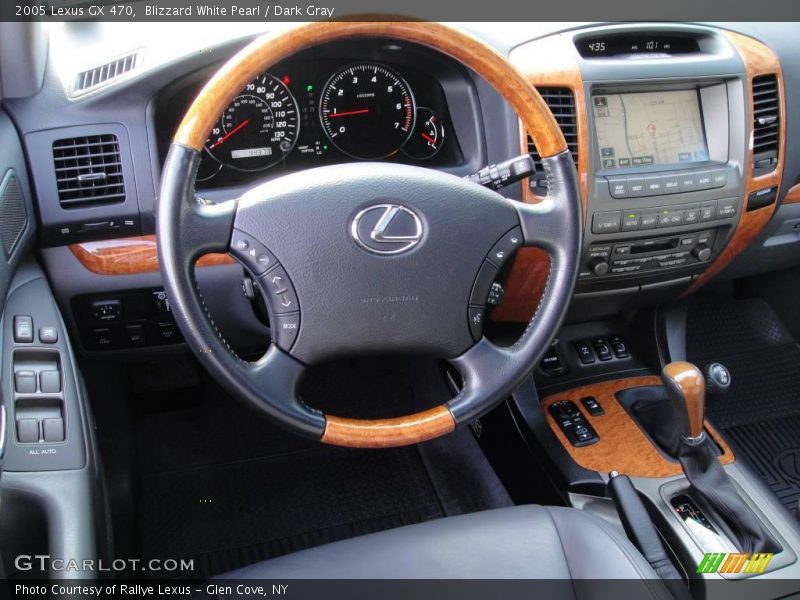 Blizzard White Pearl / Dark Gray 2005 Lexus GX 470