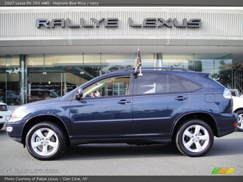 Neptune Blue Mica / Ivory 2007 Lexus RX 350 AWD