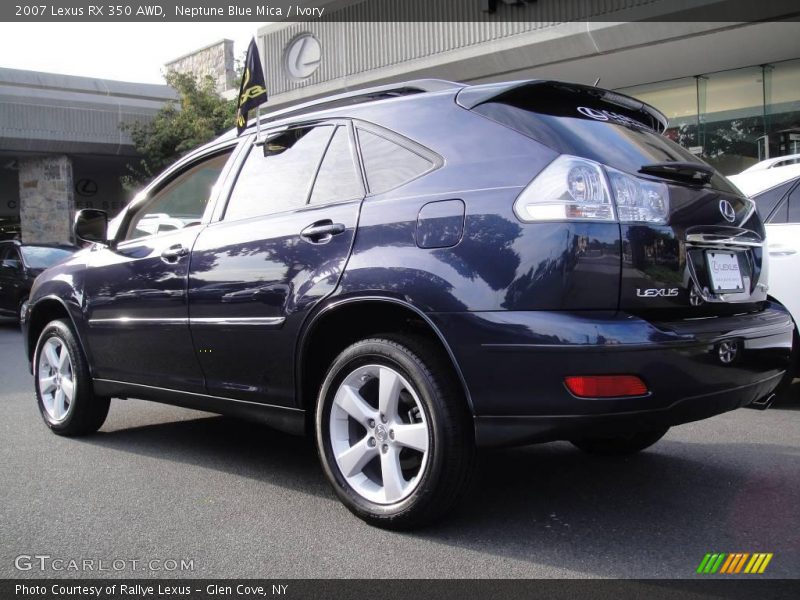 Neptune Blue Mica / Ivory 2007 Lexus RX 350 AWD