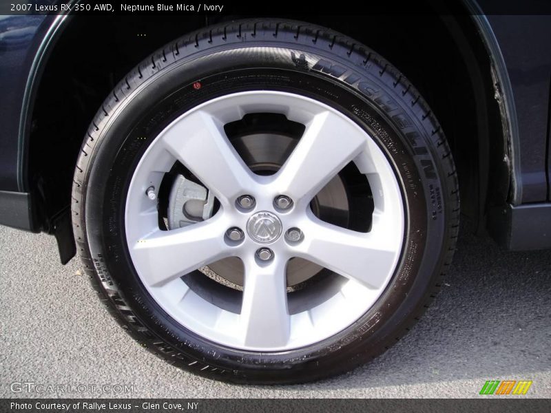 Neptune Blue Mica / Ivory 2007 Lexus RX 350 AWD