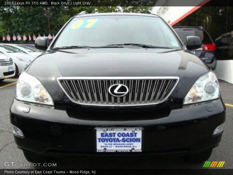 Black Onyx / Light Gray 2007 Lexus RX 350 AWD