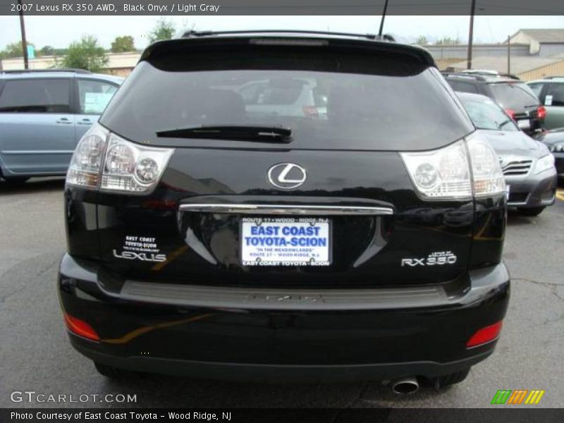 Black Onyx / Light Gray 2007 Lexus RX 350 AWD