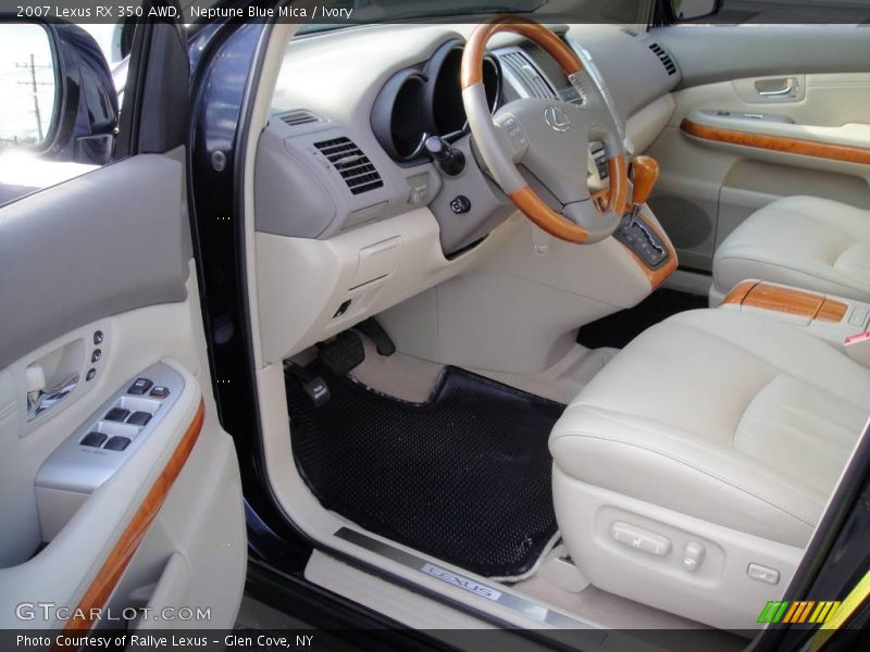 Neptune Blue Mica / Ivory 2007 Lexus RX 350 AWD
