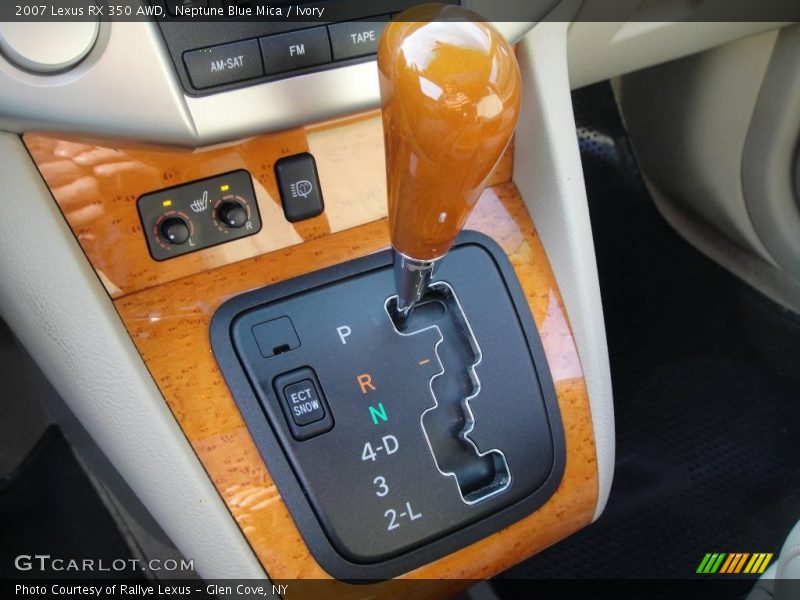 Neptune Blue Mica / Ivory 2007 Lexus RX 350 AWD