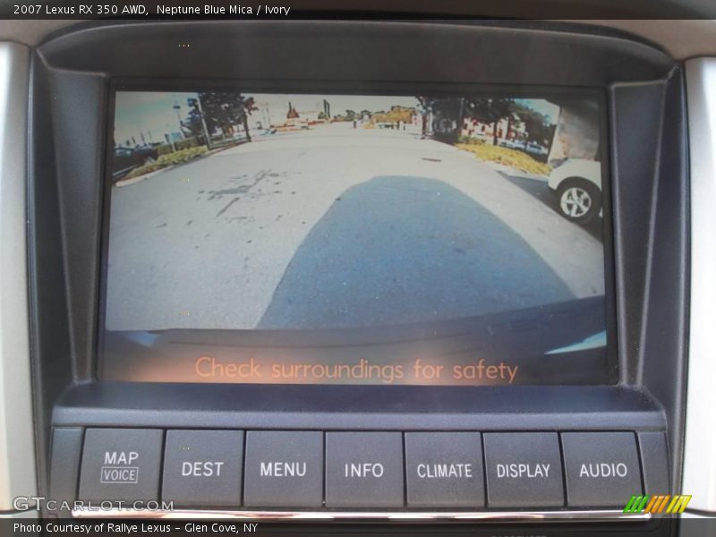 Neptune Blue Mica / Ivory 2007 Lexus RX 350 AWD