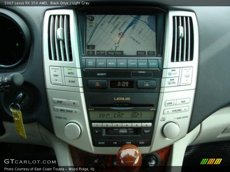 Black Onyx / Light Gray 2007 Lexus RX 350 AWD