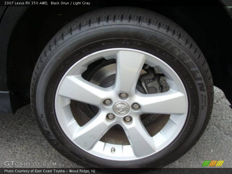 Black Onyx / Light Gray 2007 Lexus RX 350 AWD