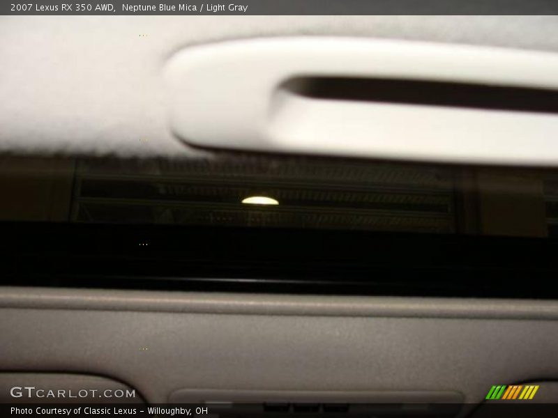 Neptune Blue Mica / Light Gray 2007 Lexus RX 350 AWD