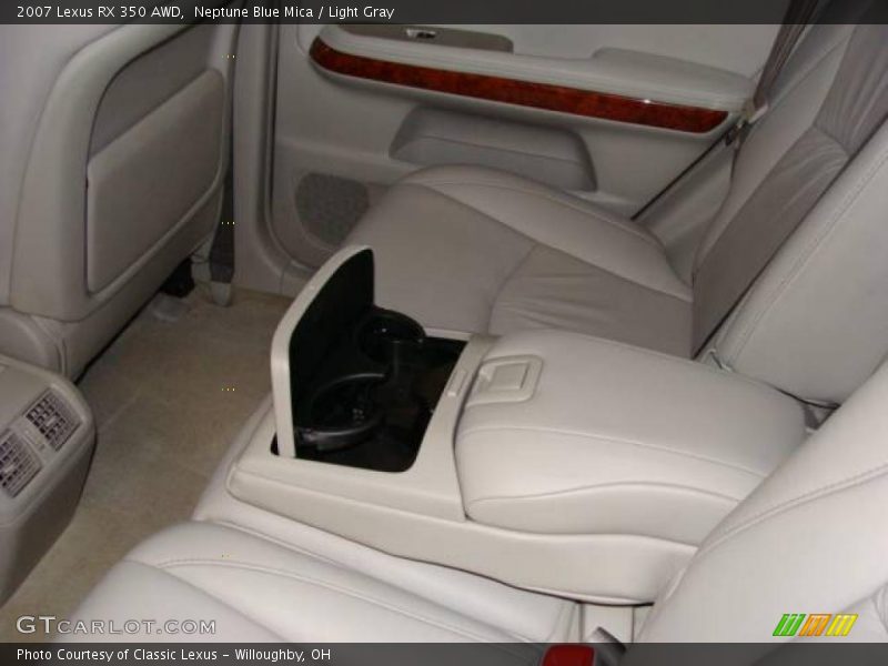 Neptune Blue Mica / Light Gray 2007 Lexus RX 350 AWD