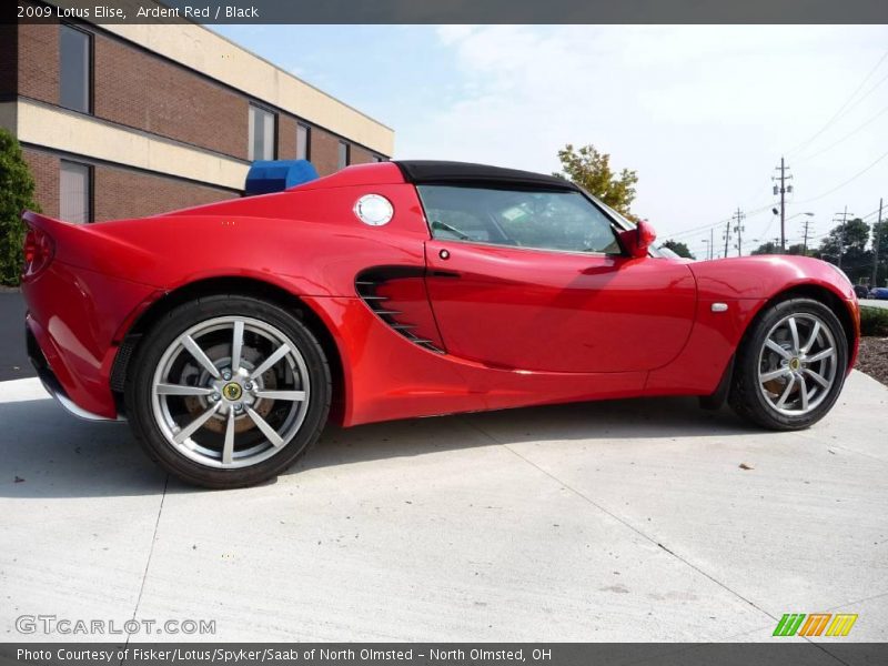 Ardent Red / Black 2009 Lotus Elise