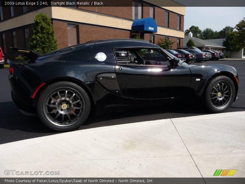 Starlight Black Metallic / Black 2009 Lotus Exige S 240