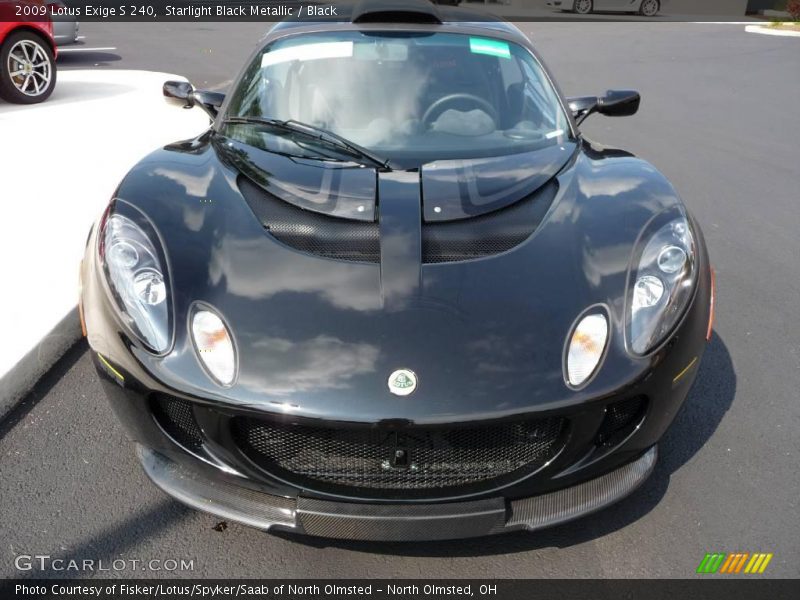 Starlight Black Metallic / Black 2009 Lotus Exige S 240