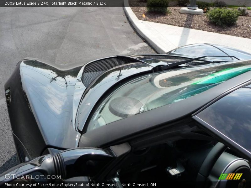 Starlight Black Metallic / Black 2009 Lotus Exige S 240